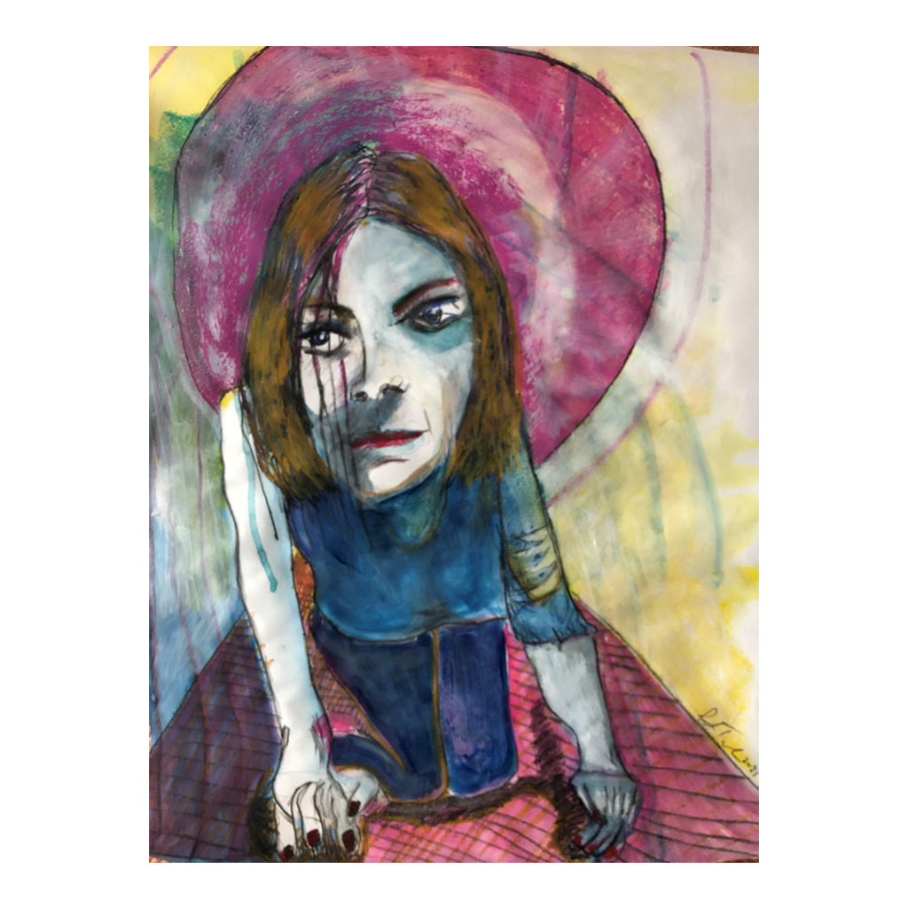 The Pink Burden | Painting