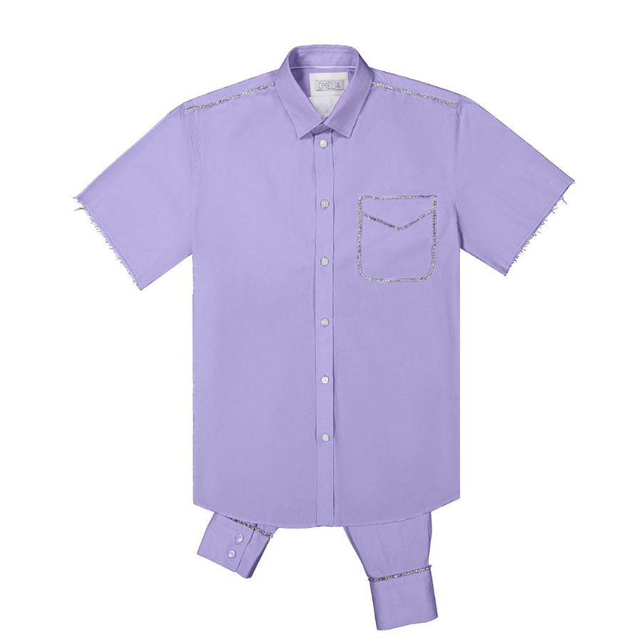 Short Sleeve Shirt | Purple