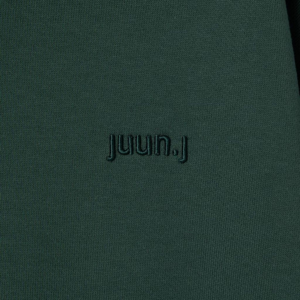 JUUN.J - Graphic Overfit Hoodie Sweatshirt | Green buy at DOORS NYC
