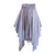 TURTLEHORN - Petaled Upcycled Asymmetric Skirt-Pants | Blue buy at DOORS NYC
