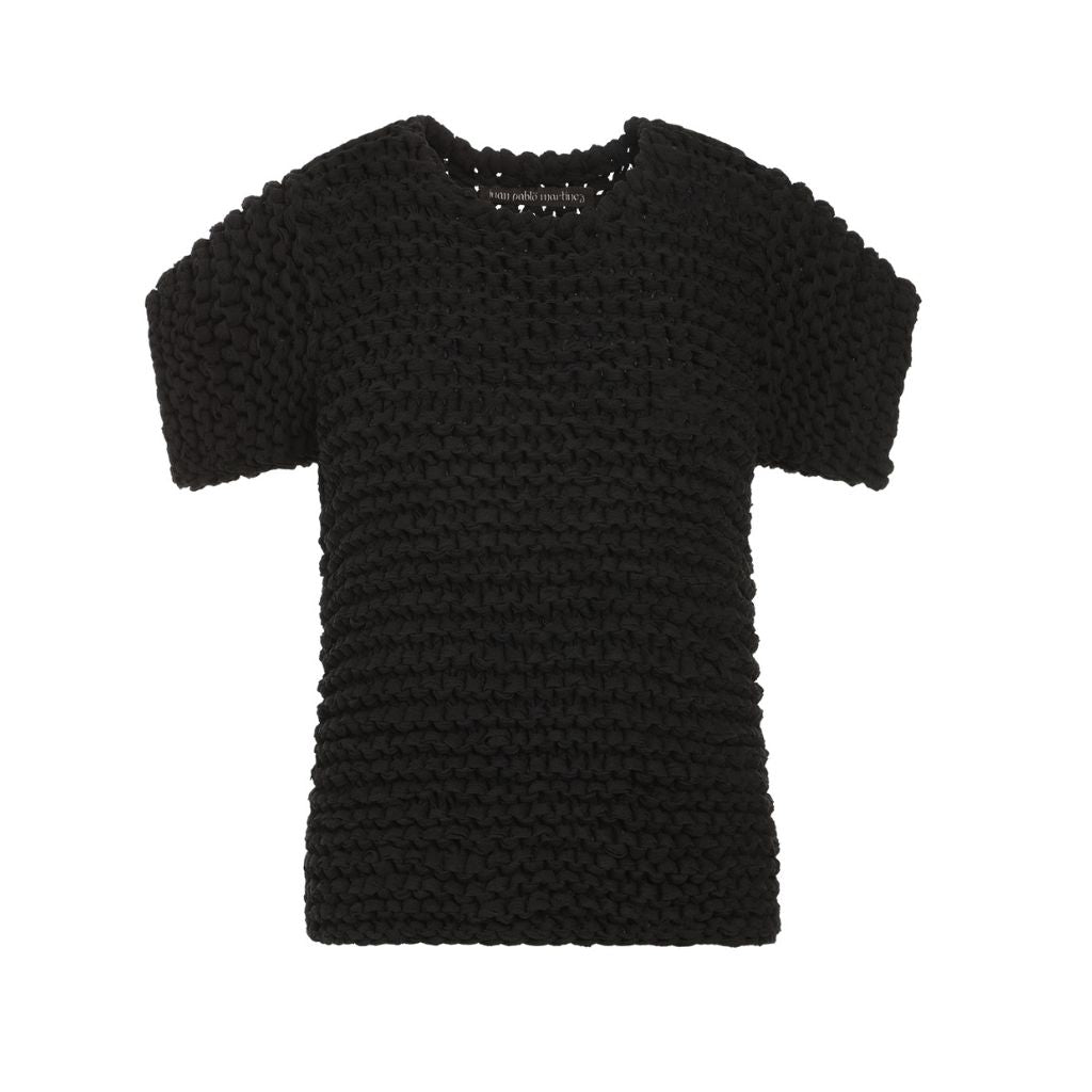 Hand-Knitted Lace Jumper