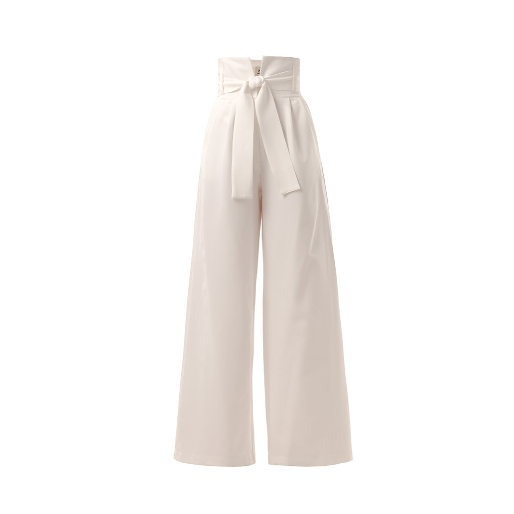 JULIA ALLERT - High Waist Trousers | White buy at doors.nyc