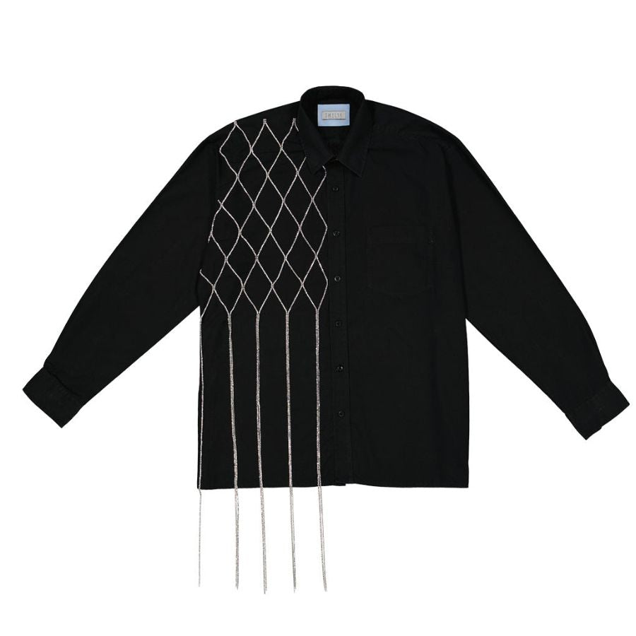 OMELIA - Redesigned Shirt | Black, buy at doors. nyc