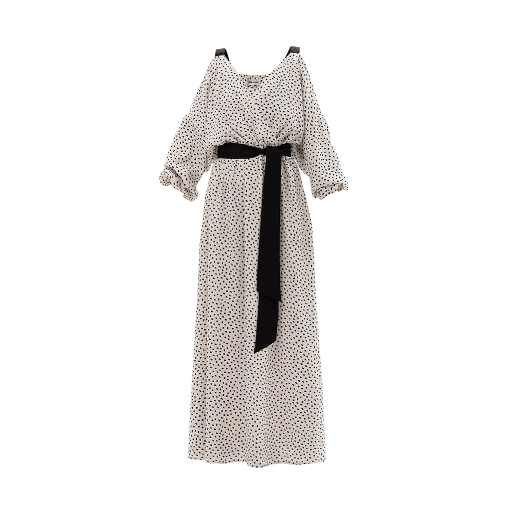 Zara polka dot sales maxi