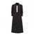 JULIA ALLERT - Midi A-Line Dress With Embroidery | Black, buy at DOORS NYC