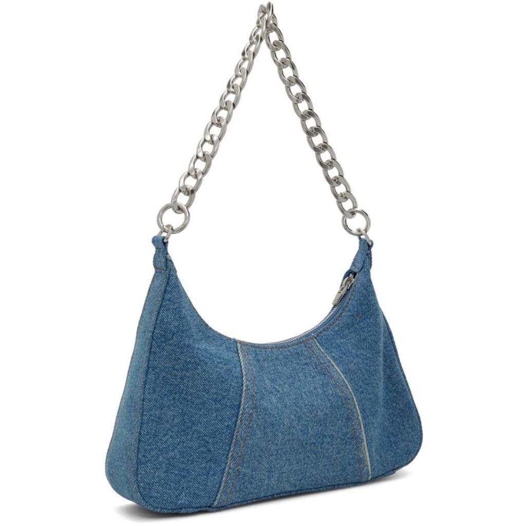 Juun.J, Blue Denim Baguette Bag, One size, Doors NYC