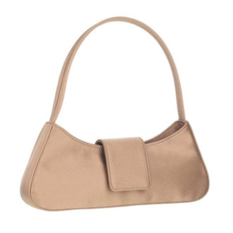 TTMAB - Rosie Satin Shoulder Bag | Beige, buy at doors.nyc