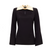 JULIA ALLERT - Fitted Blouse With Cutouts | Black, buy at DOORS NYC