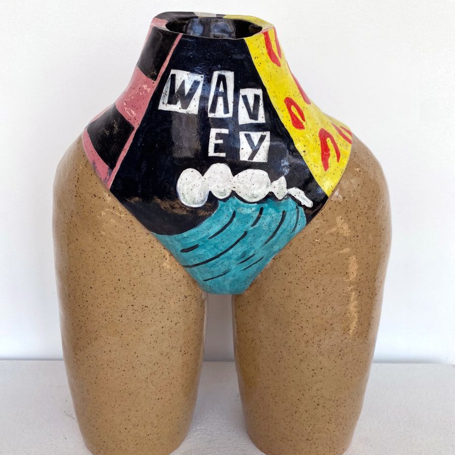 MEEGAN BARNES - Wavey Booty Vase, buy at doors. nyc