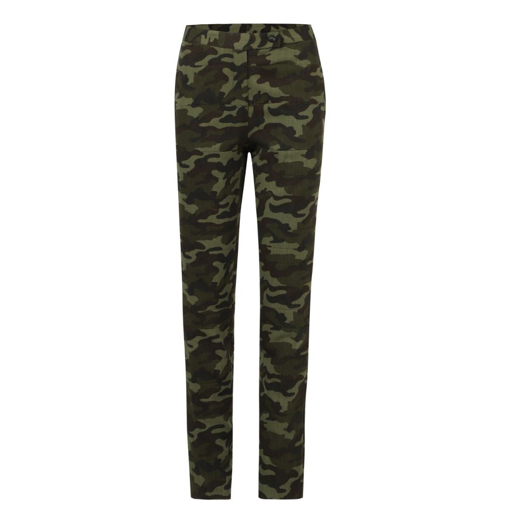 JUAN PABLO MARTINEZ - Camouflage Slim Trousers, buy at DOORS NYC