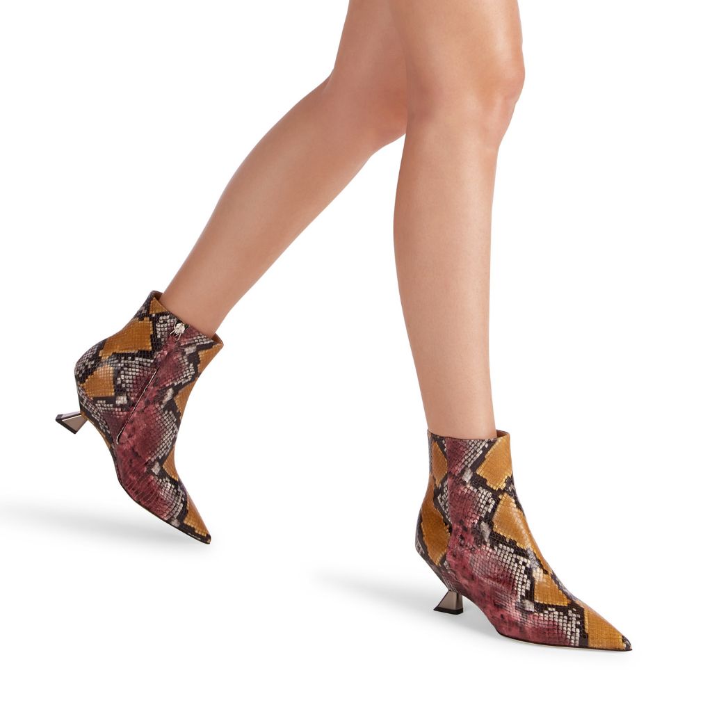 BENEDETTA BOROLI - Aretha Python Boots | Brown, buy at DOORS NYC
