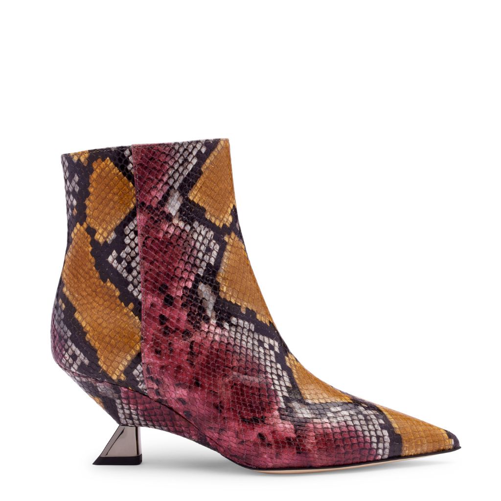 BENEDETTA BOROLI - Aretha Python Boots | Brown, buy at DOORS NYC