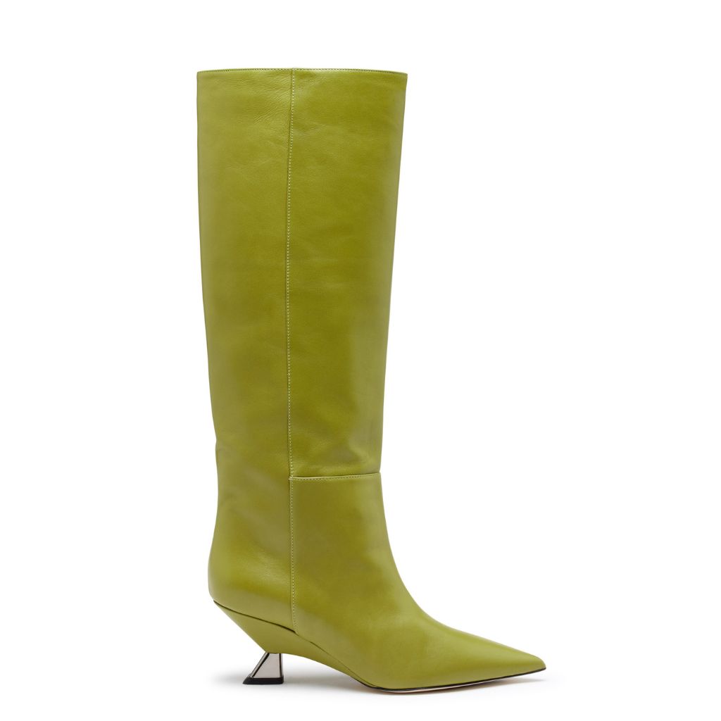 BENEDETTA BOROLI- Ashley Aloe Boots | Lime Greens, buy at DOORS NYC