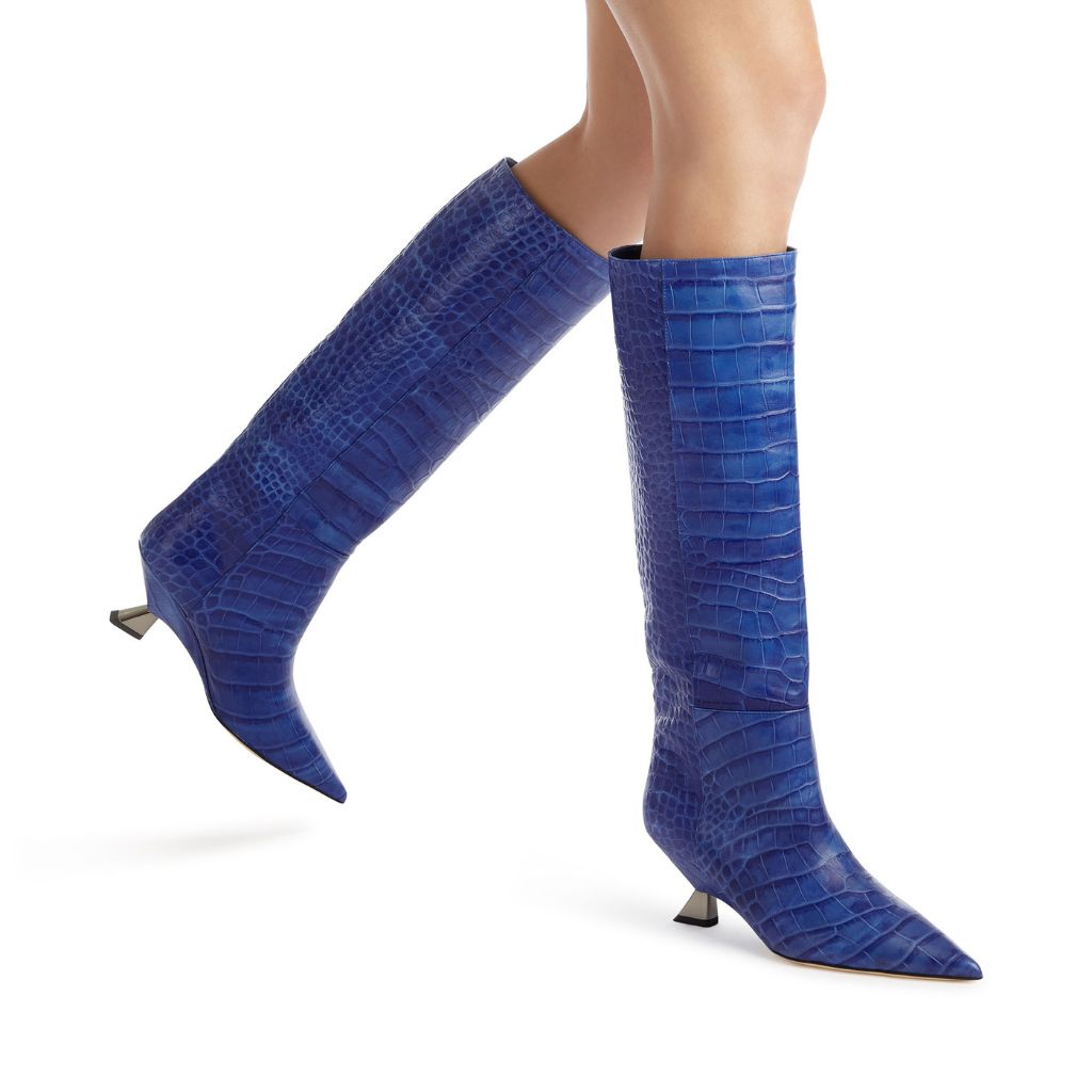 BENEDETTA BOROLI- Ashley Persia Boots | Blue, buy at DOORS NYC