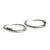 B DODI - Snake Hoop Earrings | Black buy at DOORS NYC
