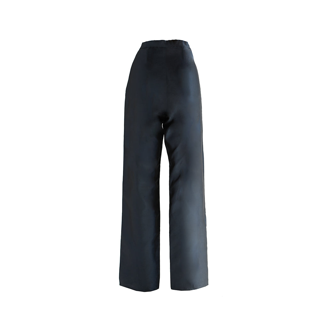 OTKUTYR - Blue Tafetta Pants, buy at DOORS NYC