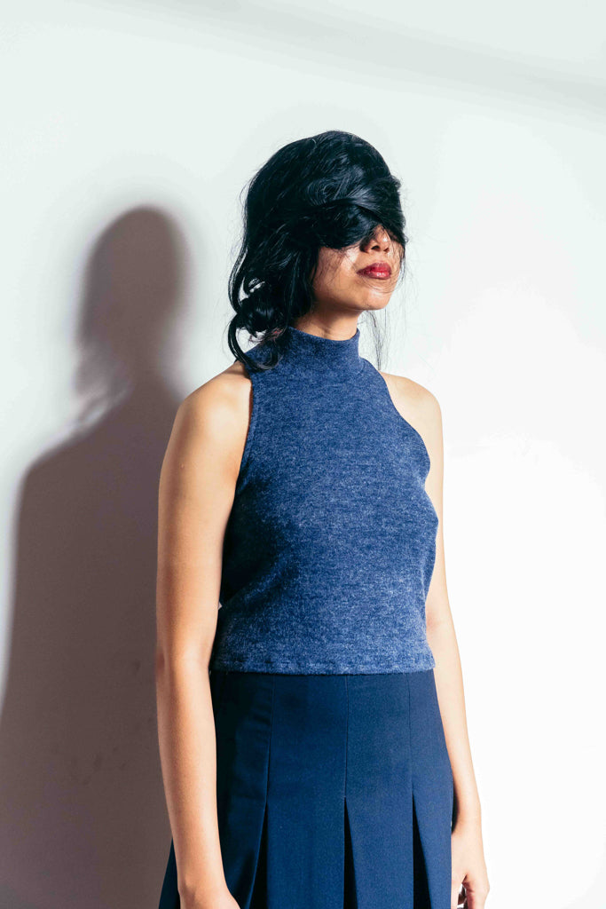 OTKUTYR - Blues Wool Top, buy at DOORS NYC