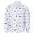 Crazy Hogar Abstract-Embroidered Cotton Shirt | White