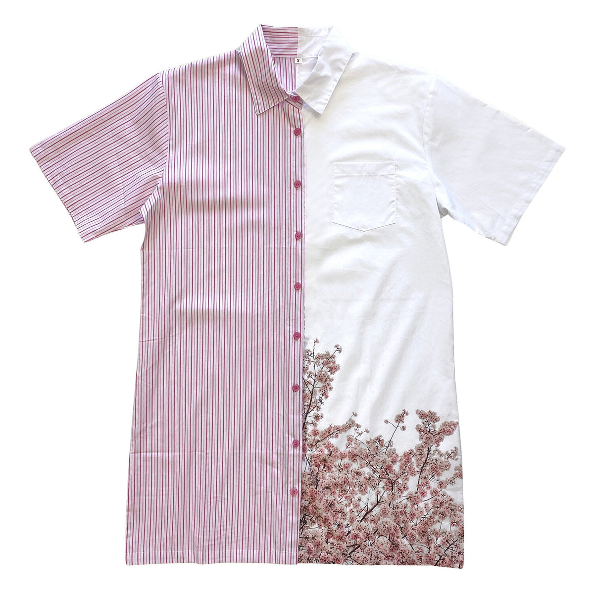 Mini Shirt Dress | Cherry Blossom