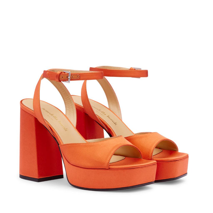 BENEDETTA BOROLI - Cochi Platform Sandal | Orange, buy at DOORS NYC