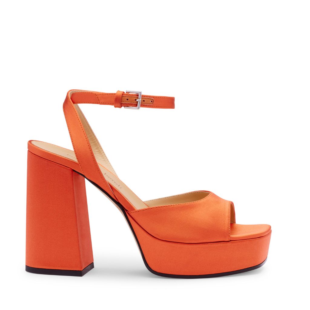 BENEDETTA BOROLI - Cochi Platform Sandal | Orange, buy at DOORS NYC
