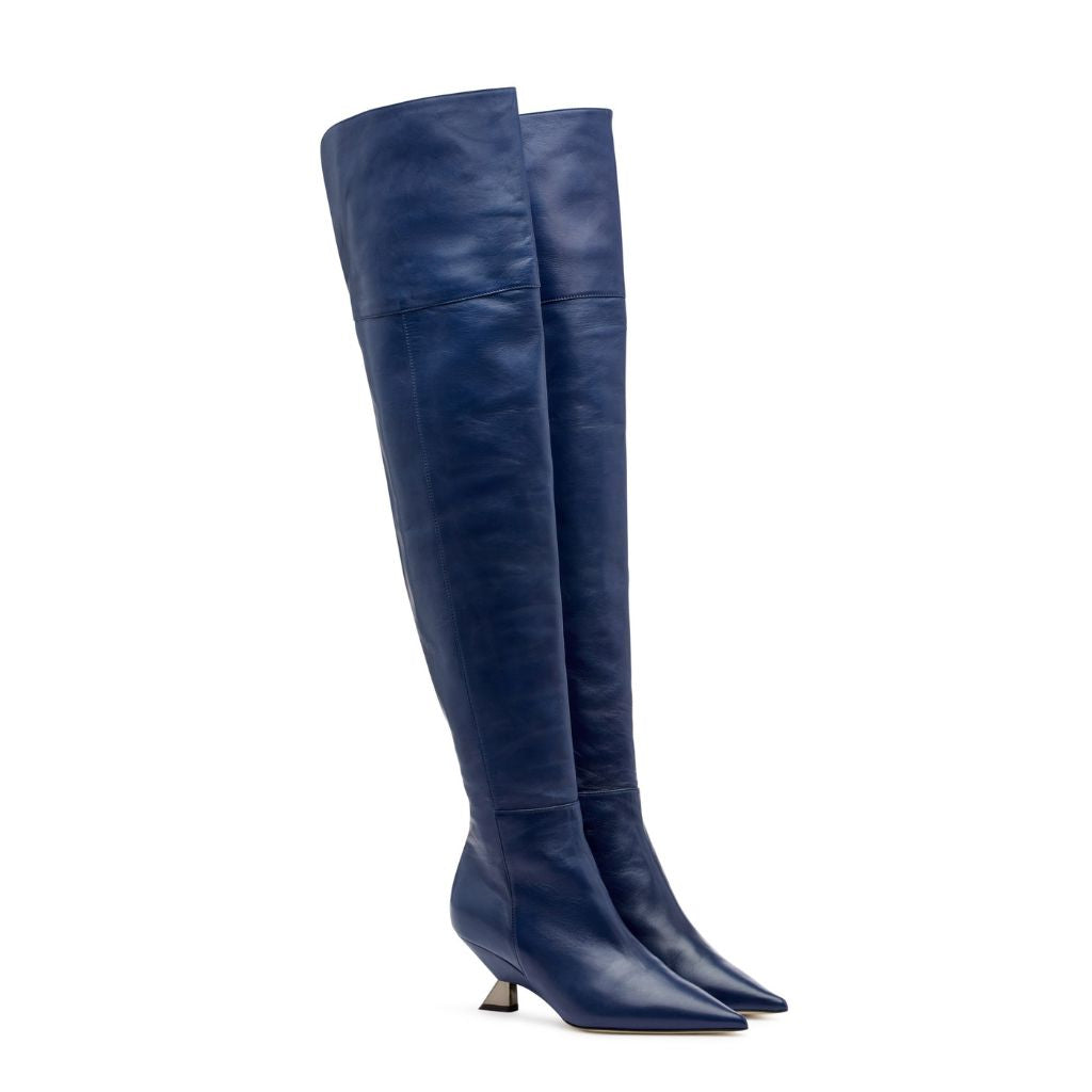 BENEDETTA BOROLI- Fiona Danubio Boots | Blue, buy at DOORS NYC