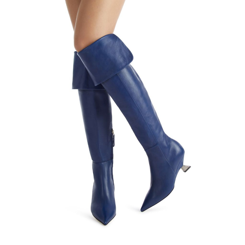 BENEDETTA BOROLI- Fiona Danubio Boots | Blue, buy at DOORS NYC