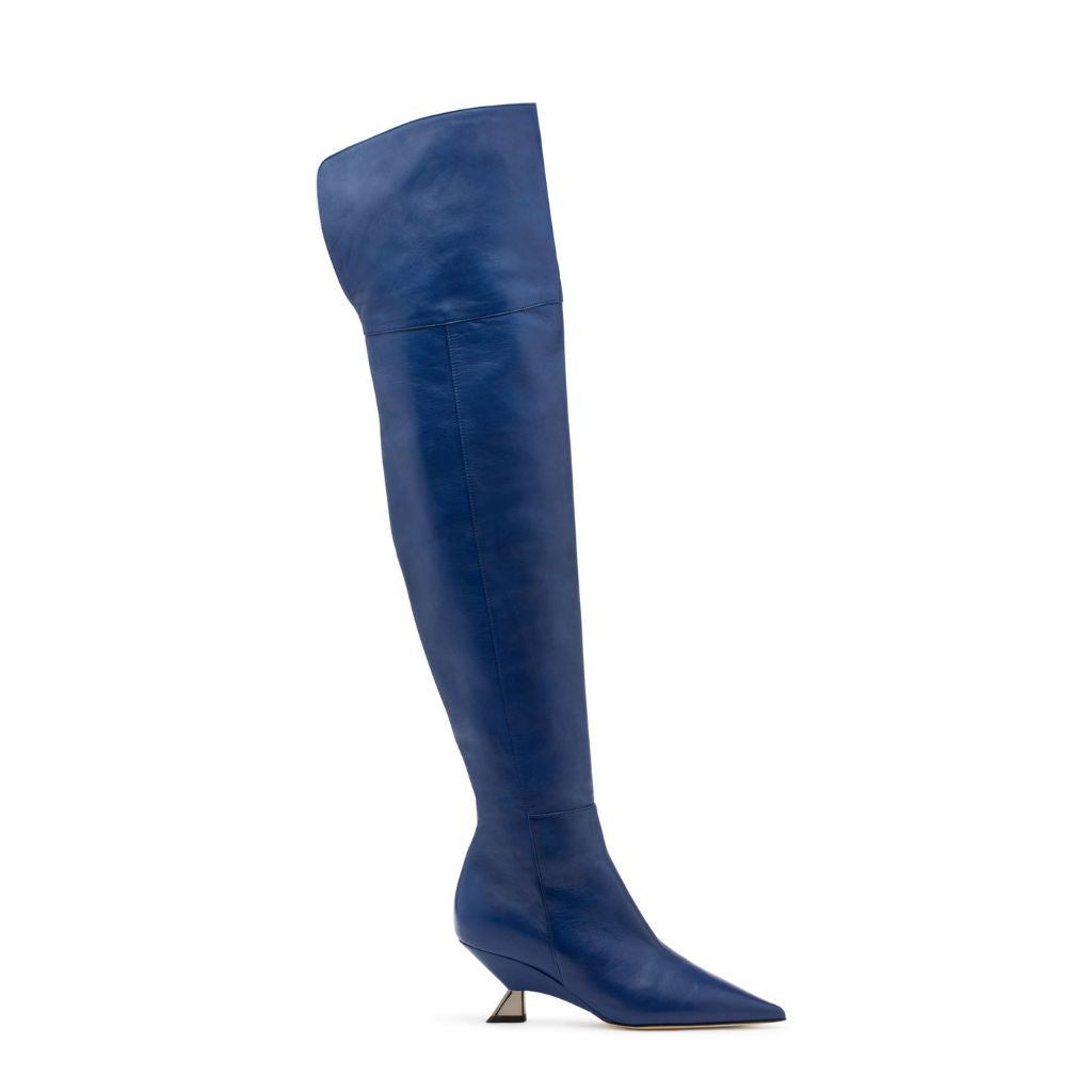 BENEDETTA BOROLI- Fiona Danubio Boots | Blue, buy at DOORS NYC