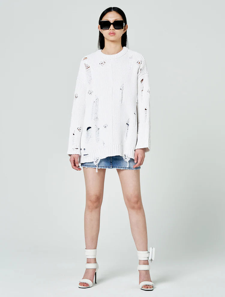 Yeezy ripped sweater online