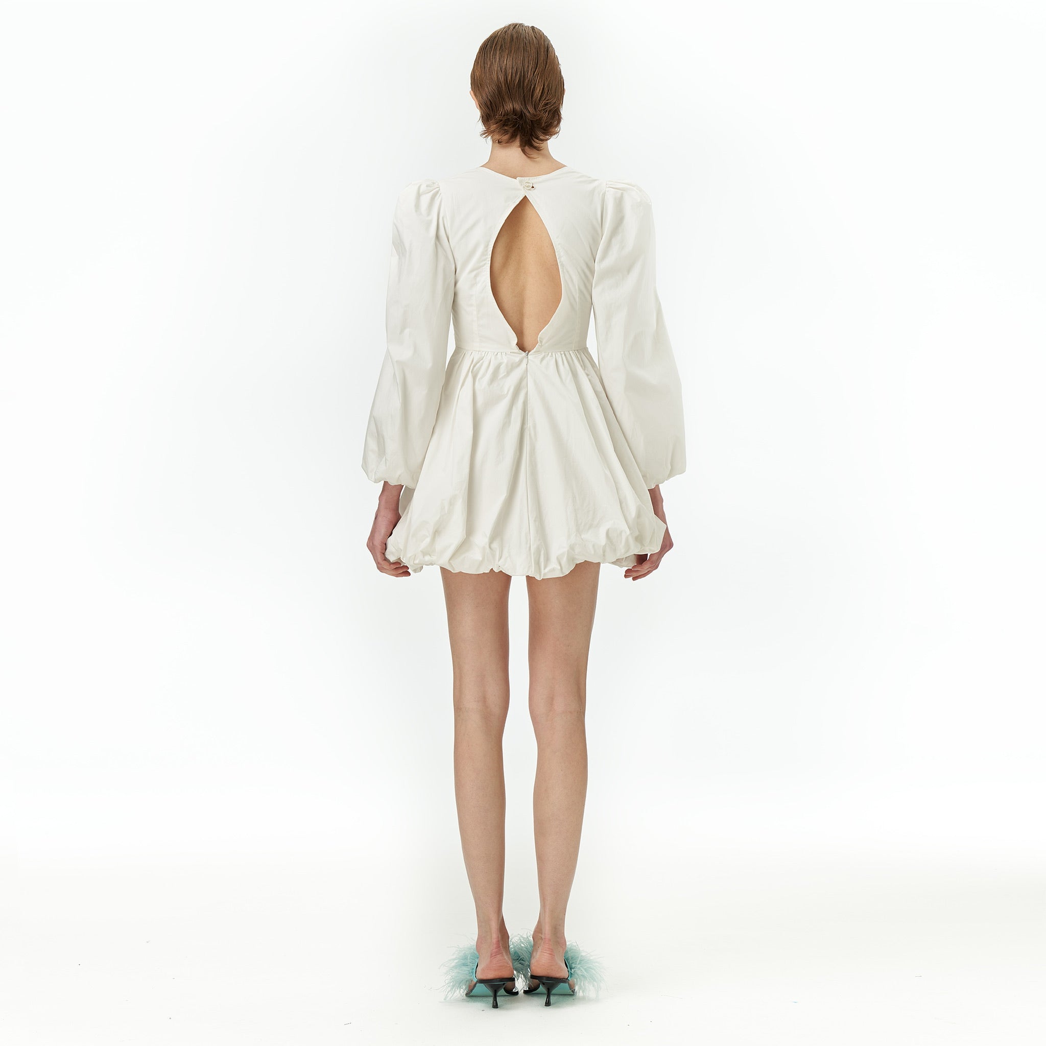 PANN - Mini Dress | White, buy at doors.nyc