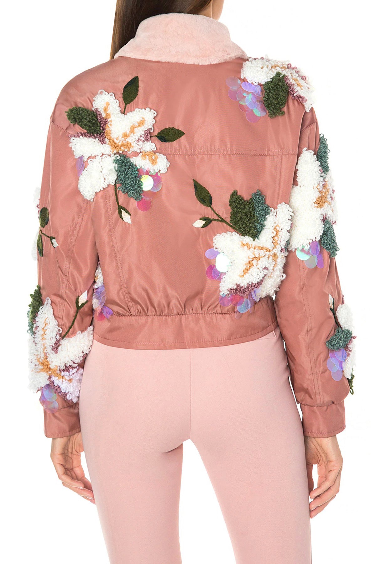 ALICE K - Embroidered Bomber Jacket, buy at doors. nyc