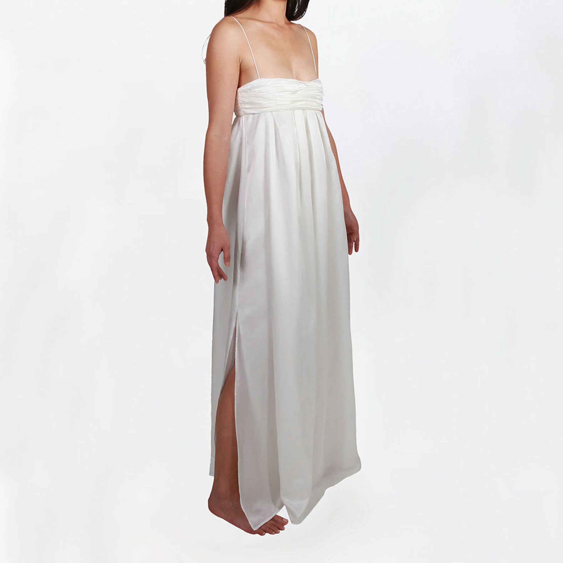NUAJE NUAJE - Isabelle Cotton and Silk-Blend Maxi Dress at DOORS NYC
