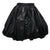 Balloon Nylon Mini Skirt | Black