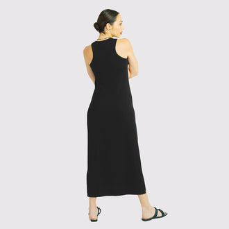 Cashmere Maxi Dress | Black