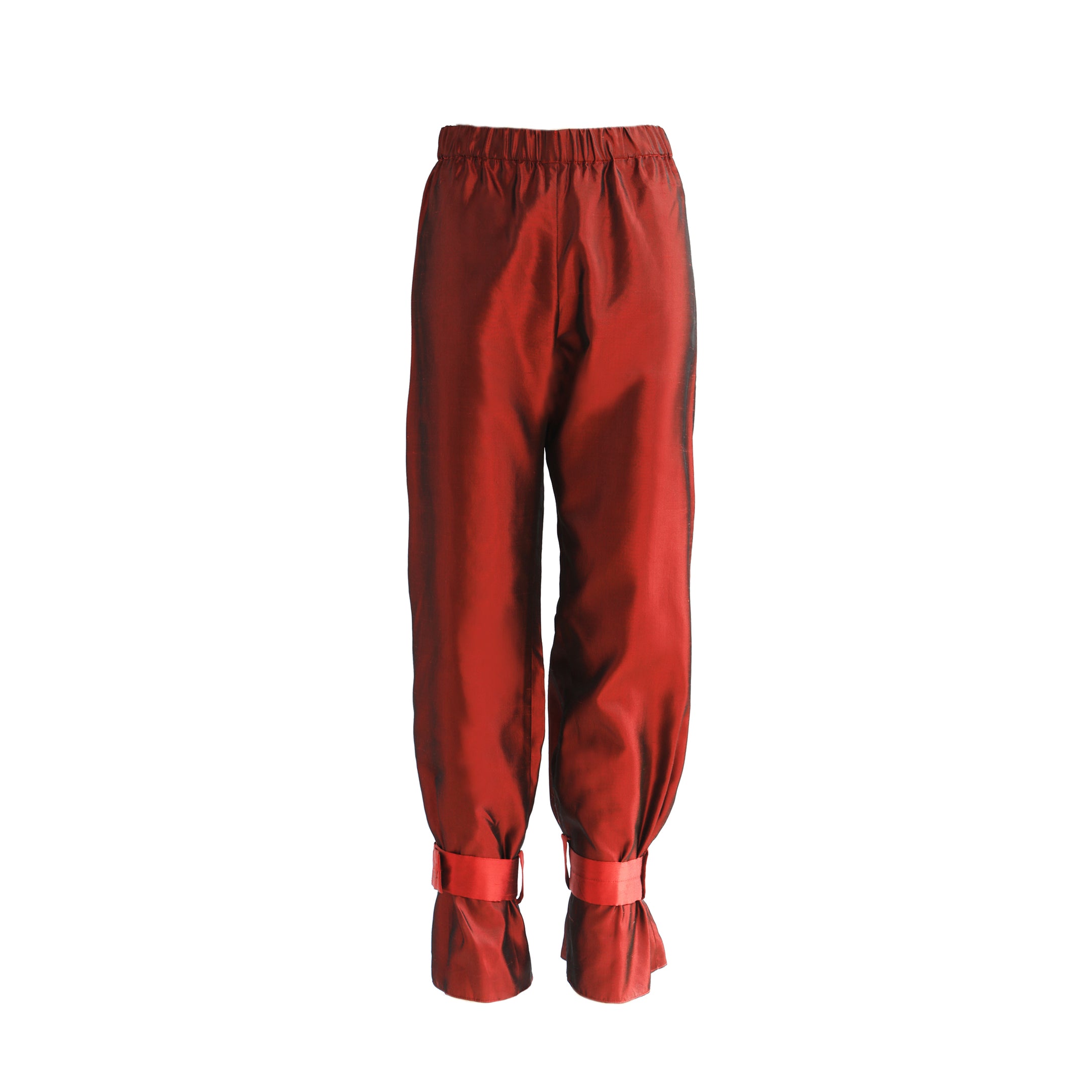 OTKUTYR - Red Tefetta Slacks, buy at DOORS NYC