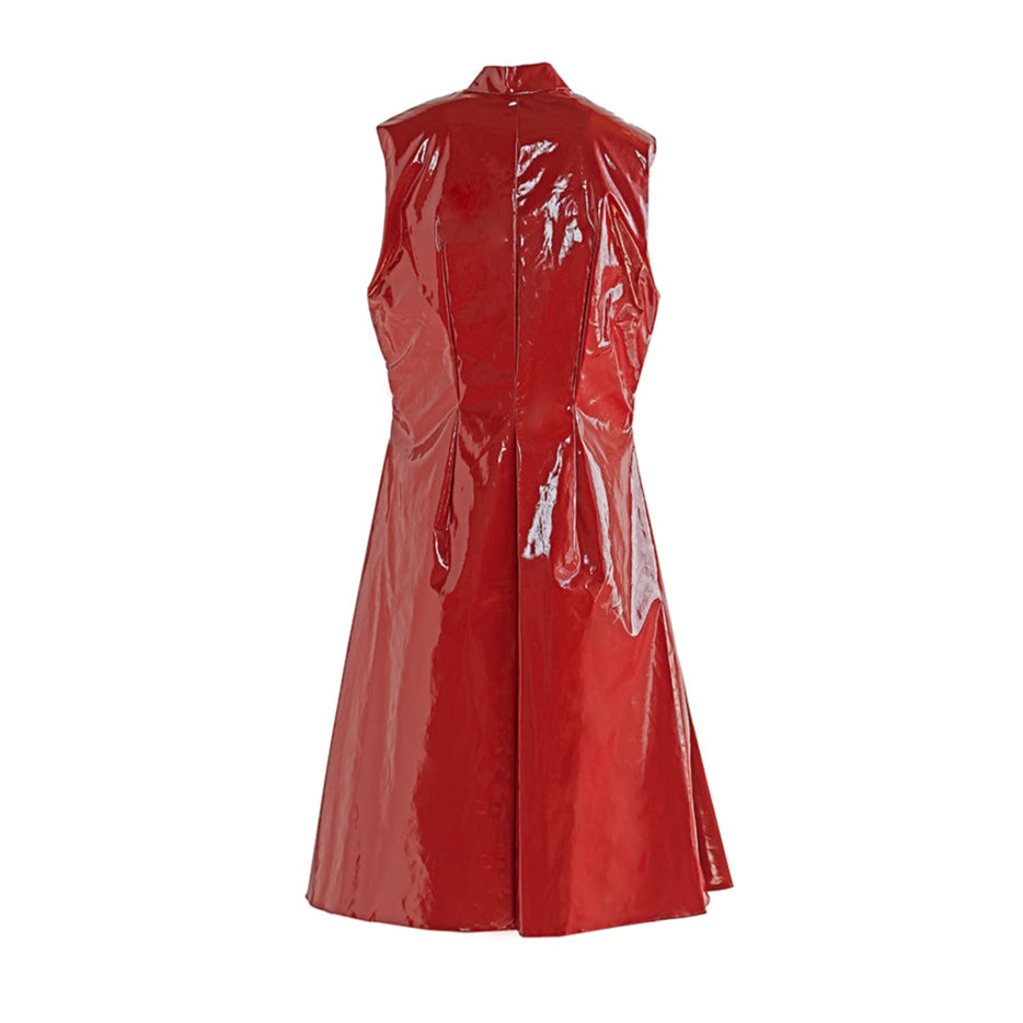 OTKUTYR - Red Vinyl Dress OTKUTYR - Red Vinyl Dress