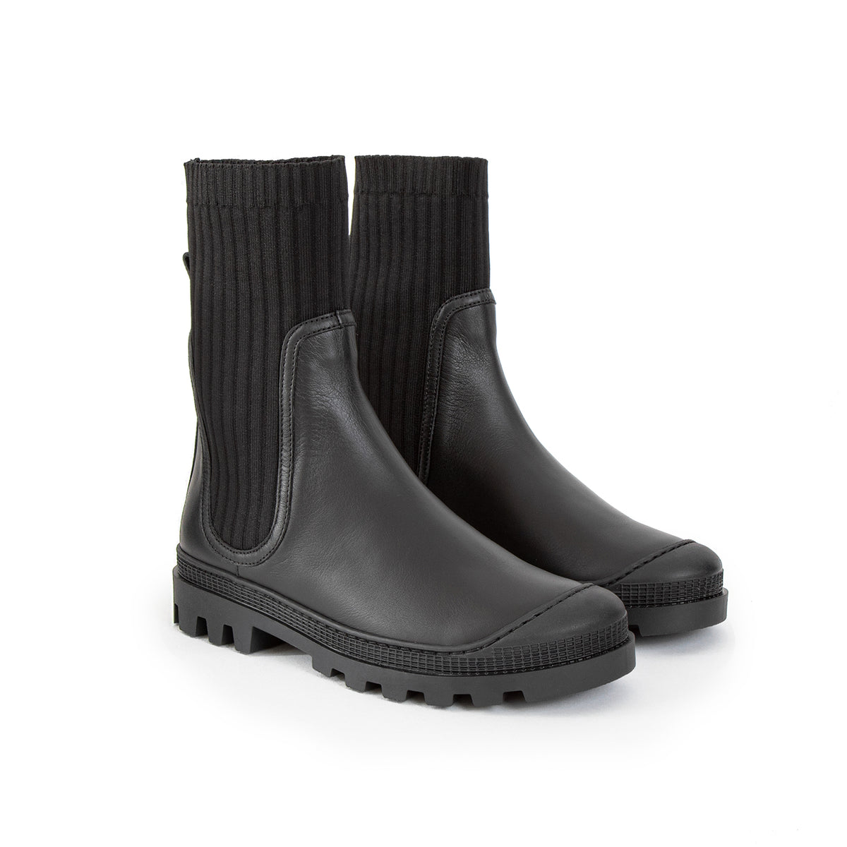 VIKELE STUDIO - LEILA Nappa Boots | Black, buy at doors. nyc