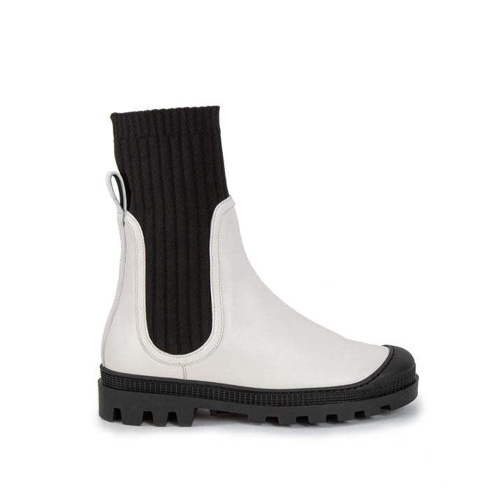VIKELE STUDIO - LEILA Nappa Boots | White, buy at doors. nyc