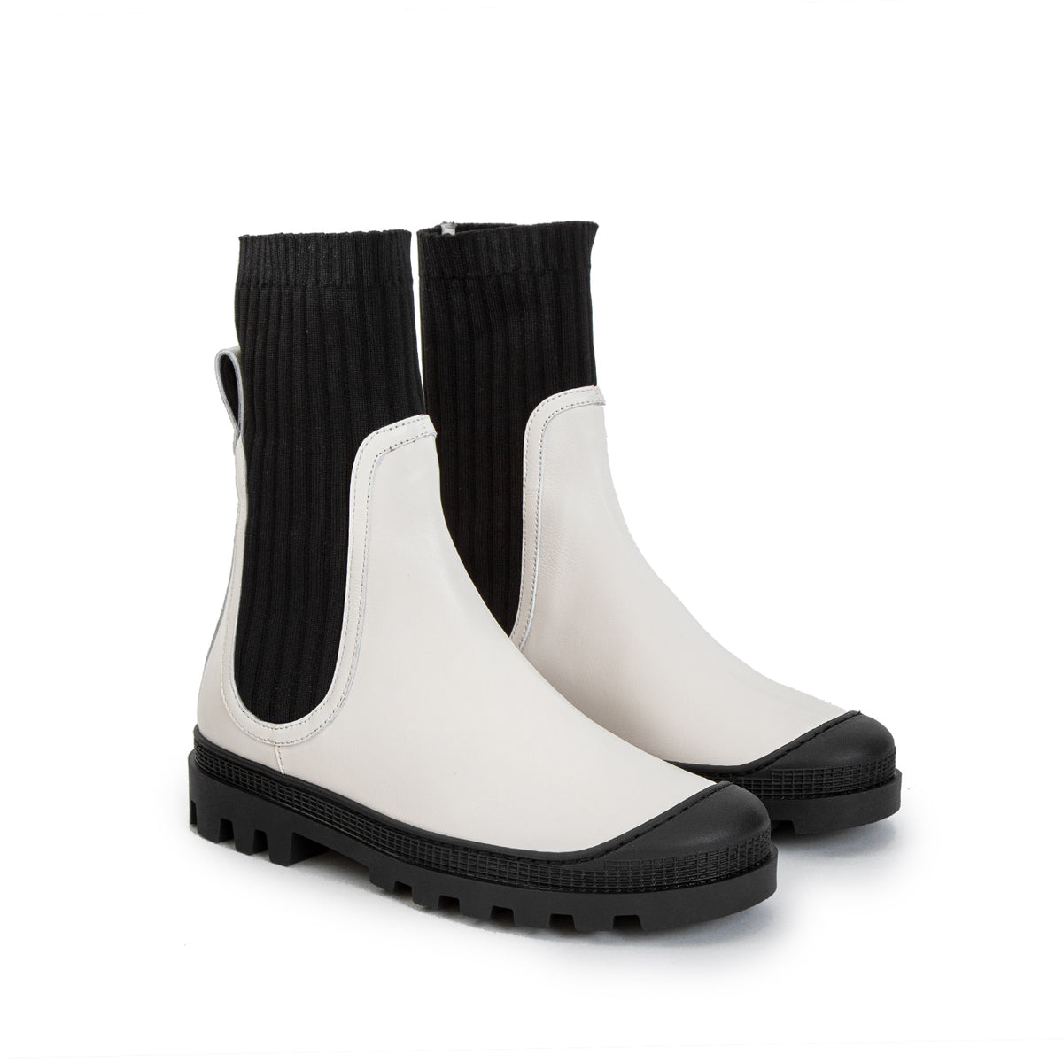 VIKELE STUDIO - LEILA Nappa Boots | White, buy at doors. nyc