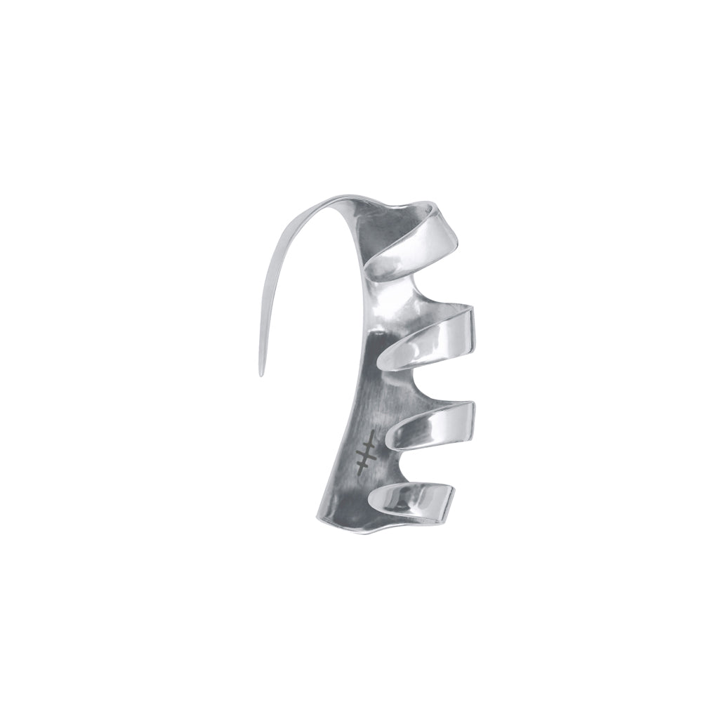 B DODI - Serpentine Ear Cuff | Silver buy at DOORS NYC