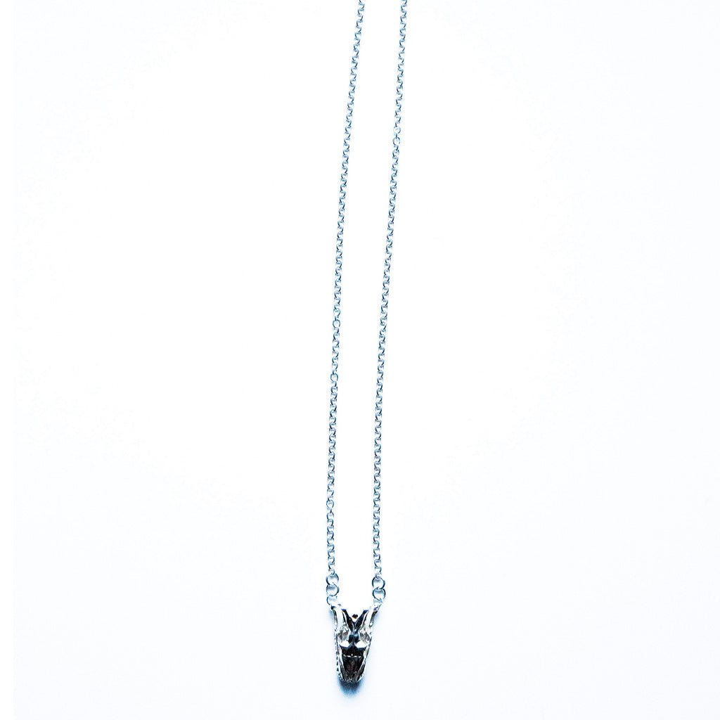 B DODI - Snake Head Necklace | Silver buy at DOORS NYC
