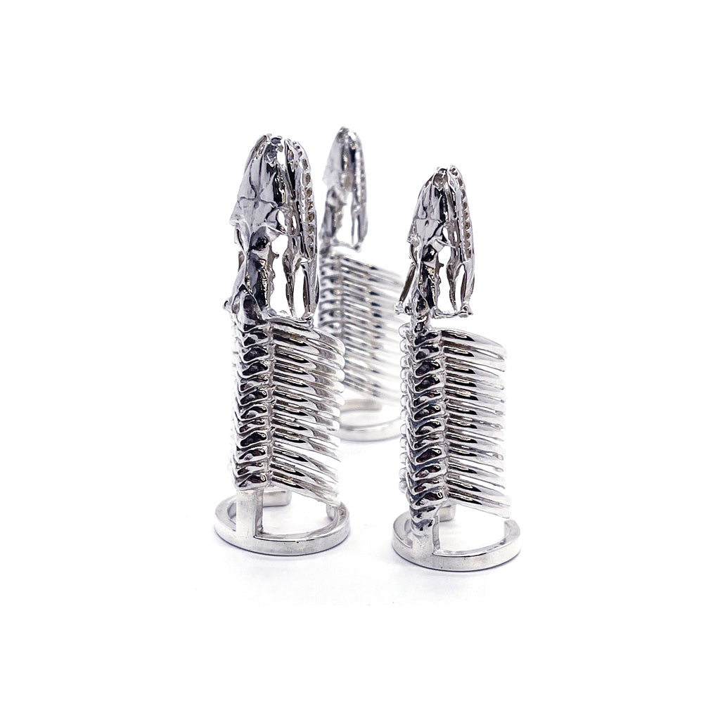 B DODI - Snake Ring Set | Silver buy at DOORS NYC