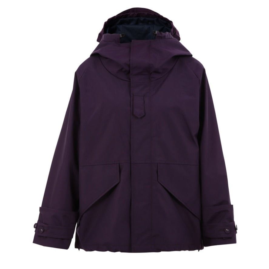 TINY DINOSAUR - Three-Layer Hooded Technical Raincoat | Purple buy at DOORS NYC