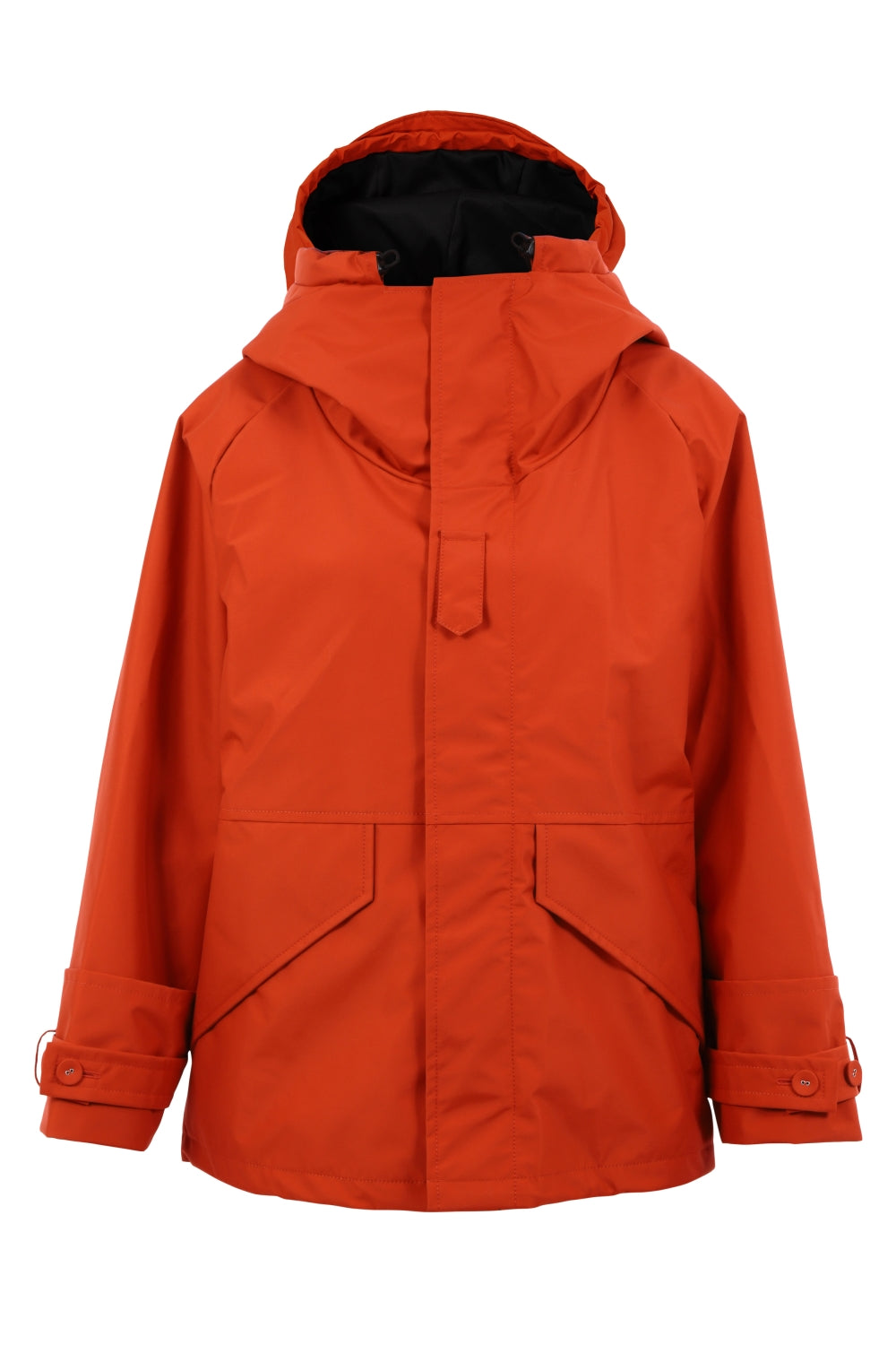TINY DINOSAUR - Three-Layer Hooded Technical Raincoat  | Orange buy at DOORS NYC