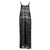 Slip Dress With Sheer Cape | Black YMAL