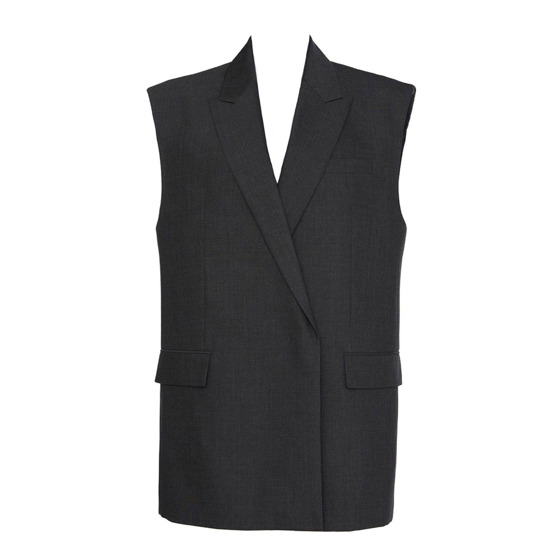 Juun.J - Sleeveless Vest | Black buy at doors.nyc