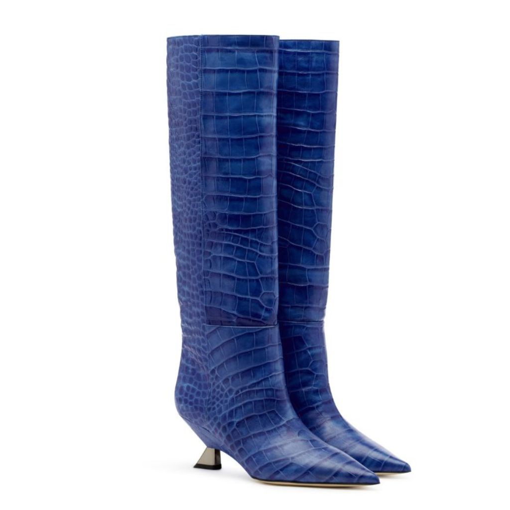BENEDETTA BOROLI- Ashley Persia Boots | Blue, buy at DOORS NYC