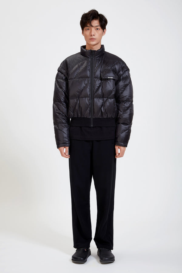 PRIVATE POLICY-Quilted Puffer Jacket