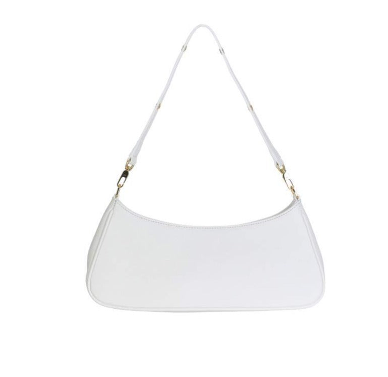 TTMAB - Alexis Leather Shoulder Bag | White buy at doors.nyc